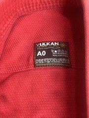 VULKAN Brazilian Jiu Jitsu GI Pro Light Size A0 Red Jacket Top Men’s