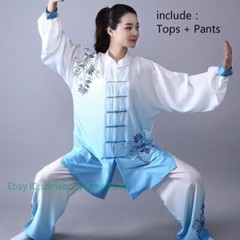 Tai Chi Uniform Women Men Arts Uniform Chinese Traditional Kung Fu Sportswear
