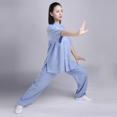 Summer Tai Chi Clothes Martial Arts Clothing Wushu Uniform Kung Fu Dress 5 Color