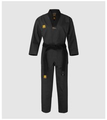 MOOTO MTX Slate Gray Color Uniform WT Demonstration Black Team Dobok Performance