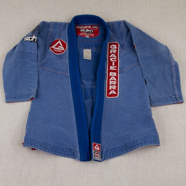 Gracie Barra Storm Gi Jacket Adult A1 Blue (READ) Blue Jiu Jitsu Pro Lite Aero