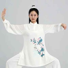 Tai Chi Clothes Women Wushu Clothes Kung Fu Martial Art Uniform Hand Painted