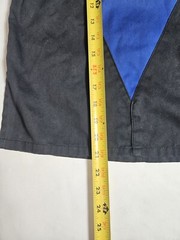 Martial Arts Demo Team Uniform V Neck Shirt Blue And Black Kids Size 000