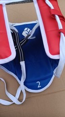 Master Kim’s Peak Taekwondo Chest Guard 2 Size S L-33″ H-16.5″