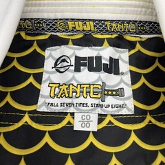 Fuji Tanto White Embroidered IBJJF Competition BJJ Kids Size C0 (7-8) NEW