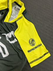 BAD BOY RANKED RASHGUARD YELLOW Jiu Jitsu BJJ MMA Kids Youth Teen Brazil READ