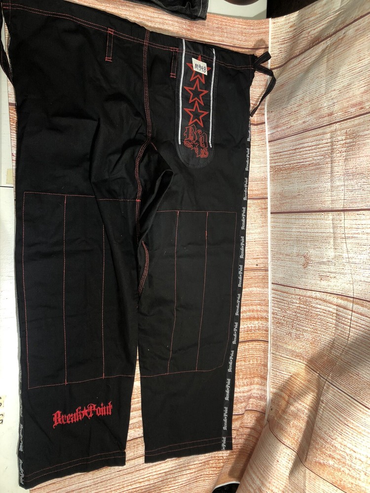 Men’s JIU JITSU BREAK POINT BLACK A-4 Cotton Pants