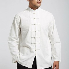 Men Traditional Chinese Tang Suit Coat Jacket Kungfu Wingchun Uniform Outlit Hot