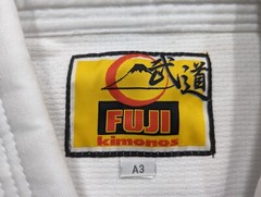 Fuji Victory Brazilian Jiu Jitsu Gi White Kimono size A3 full uniform