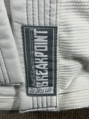 Breakpoint Jiu Jitsu Gi Top Size A1 Adults White No Belt Classic Kimono