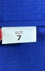 Tiger Claw TC2000 Martial Arts Adult Size 7 6′ 225 Lb Student Uniform Royal Blue