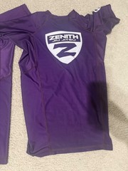 2 Zenith Jiu-Jitsu rashguards size M used bjj
