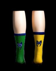 Brazilian Warrior flag 6″ Men’s and Women’s cycling sock with compression.