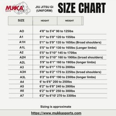 Brazilian Jiu Jitsu Men’s BJJ Gi High Quality Premium Fighters Wear MUKKA SPORTS