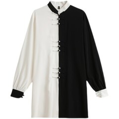 Chinese Kung Fu Tai Chi Uniform Muslin Martial Arts Suit Outfit Color Contrast