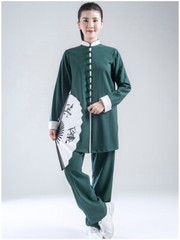 High-grade Unisex Tai Chi Uniform Kung Fu Clothing Men Martial Arts Clothes Wu
