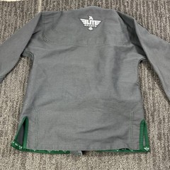 ELITE Sports Kids Youth BJJ Jiujitsu Gi Uniform / Size C2 / Grey No Bottom Pant