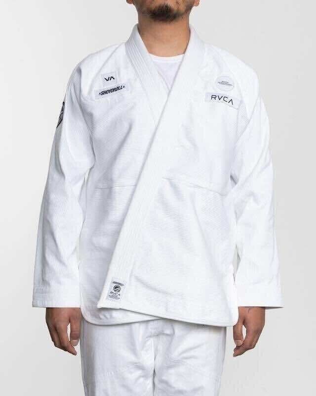 White RVCA Shoyoroll Bjj Gi Jiu-Jitsu Uniform Heartbreakers X Batch 115