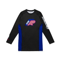 Albino and Preto A&P x Wing Gundam LS RASHGUARD & TRAINING FITTED SHORTS BJJ SET