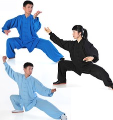 Soft Cotton Silk Kung Fu Tai Chi Uniform Martial Arts Wushu Taiji Wing Chun Suit