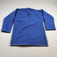 Hayabusa Premium Gi Top Mens A2 Blue Embroidered Logo Front and Back Jiu Jitsu