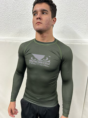 New Bad Boy Tactical Rashguard Green Oliver Gi MMA BJJ Made in Brazil Adult