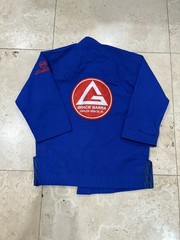 Equipe Storm Gracie Barra Gi Youth Y2 Blue Jiu Jitsu Uniform Kimono Martial Arts