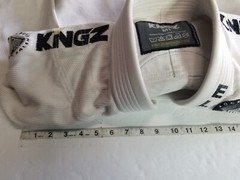 Kingz Size M1 Kimonos BJJ Top White Fighting Cotton Martial Arts Basic See Pics
