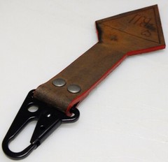 Genuine Leather Key Chain – Jiu Jitsu Theme – Heavy Duty – Unique Design