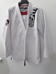 Storm Kimonos A3 White BJJ Gi Brazilian Jiu Jitsu Uniform Jacket Pants Adult