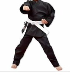 Tiger Claw TC 2000 Student Martial Arts Uniform Black White Belt Sz 000