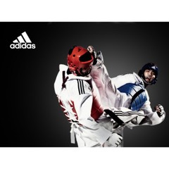 Adidas Official Taekowndo New 3 Line Fighter Uniform Dobok Gi Kukkiwon Approved