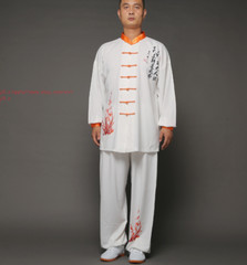 Summer Chinese Tai Chi Linen Uniforms Unisex Wushu Kung Fu Suit Clothing Sets