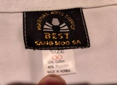 Taekwondo Martial Arts Supply Best Sang Moo Sa Complete Outfit Youth OO NIP NEW