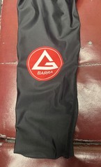 Gracie Barra Jiu Jitsu Rash Guard Pants XXL Black Leggings Elastic MMA