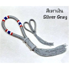 Mongkol Prajiat Premium Headband Armbands Boxing Set Muay Thai Color Silver Gray