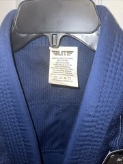 Elite Sports GI Top Set MMA Brazilian Jujitsu Martial Art Uniform – Navy Blue A1