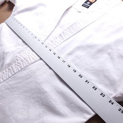 KI International Karate GI Jacket Top Unisex 4 White Heavyweight Cotton KR-98
