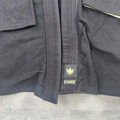 KINGZ The One Kimonos Kore GI Black Long Sleeve Size F4 Jiu Jitsu BJJ MMA