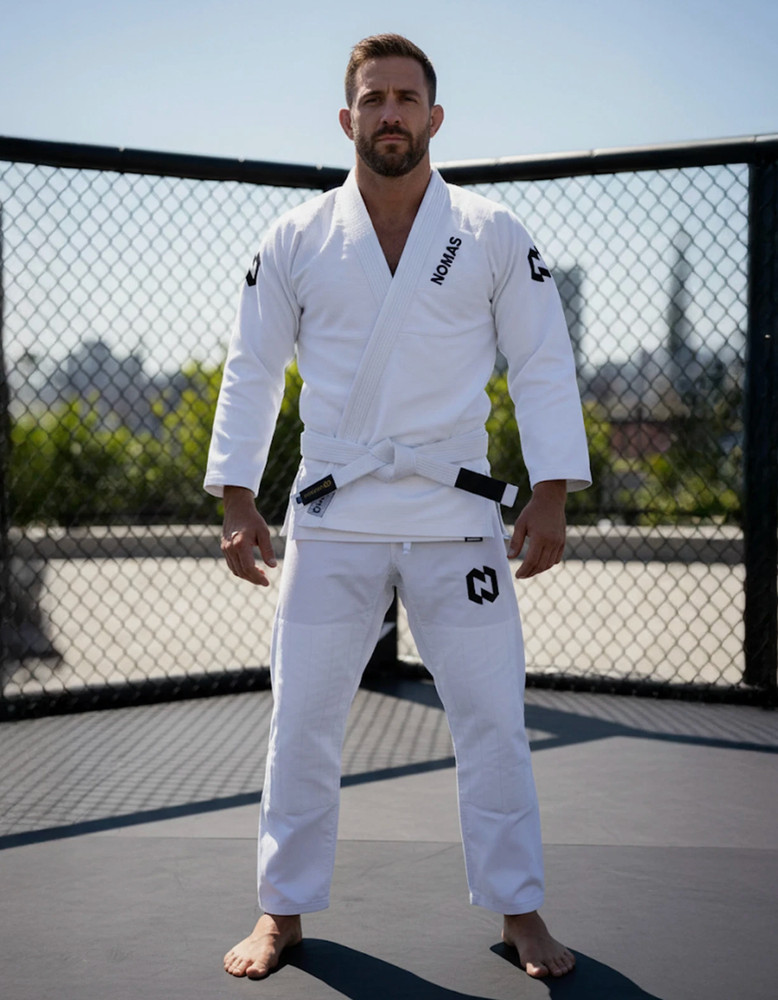 BJJ Gi Pants Brazilian Jiu Jitsu Kimono 450gsm 10oz Cotton Twill White A1-A4 NOM