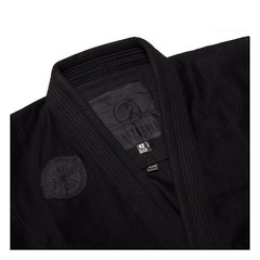 Custom Black BJJ Gi Professional Quality 100% Cotton Jiu Jitsu Kimono 450 GSM
