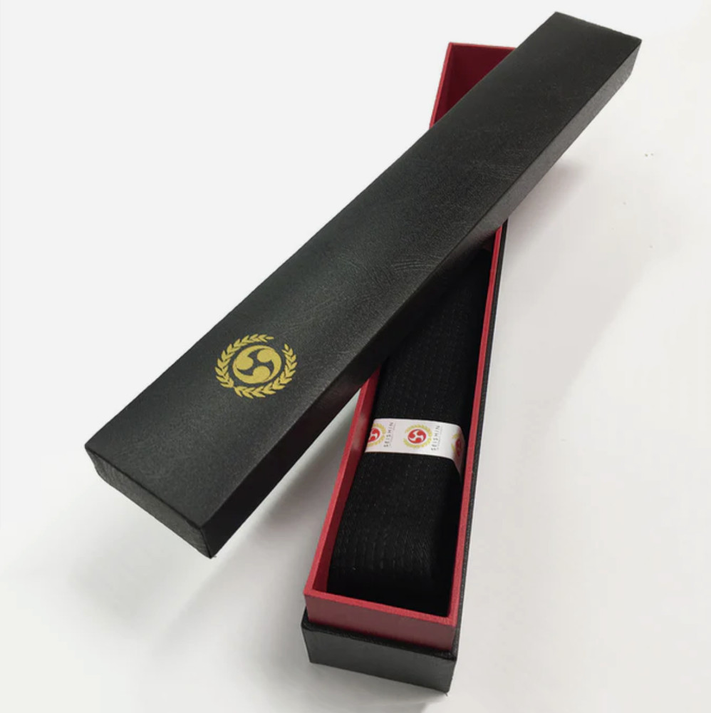 Seishin International Black Belt Smooth Satin 320cm / 10ft 6in Martial Arts BNIB