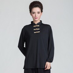 Milk Silk Martial Arts Tai Chi Shirt Blouses Chinese Kung Fu Wushu Uniform Tops