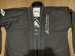Maeda Red Label A2 Core Academy BJJ Kimono Jacket Top Black Brazilian Jiu-Jitsu
