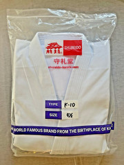 Shureido K-10 Karate Gi Uniform Set Heavy-Weight for Kata Practice Made in Japan