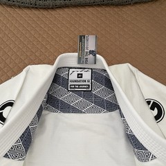 Gold BJJ Foundation Kimono Gi Jacket A1 White 450 GSM Jiu Jitsu Jacket Only NWT