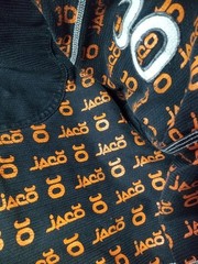 Jaco Jiu Jitsu Hybrid Performance Gi Jacket BJJ JIU JITSU Black A1 Embroidered
