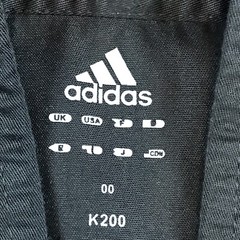 Adidas Karate Kata Martial Arts Kids WKF Approved Black Heavyweight Uniform Coat