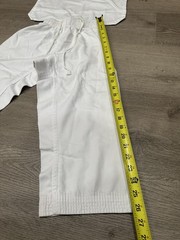 US West Coast Taekwondo Uniform Dobok Kids Size 130 White Martial Arts Set