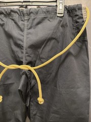 War Tribe Patriot Jiu Jitsu Size: A1H -Black Pants 10oz Ripstop Black and Gold